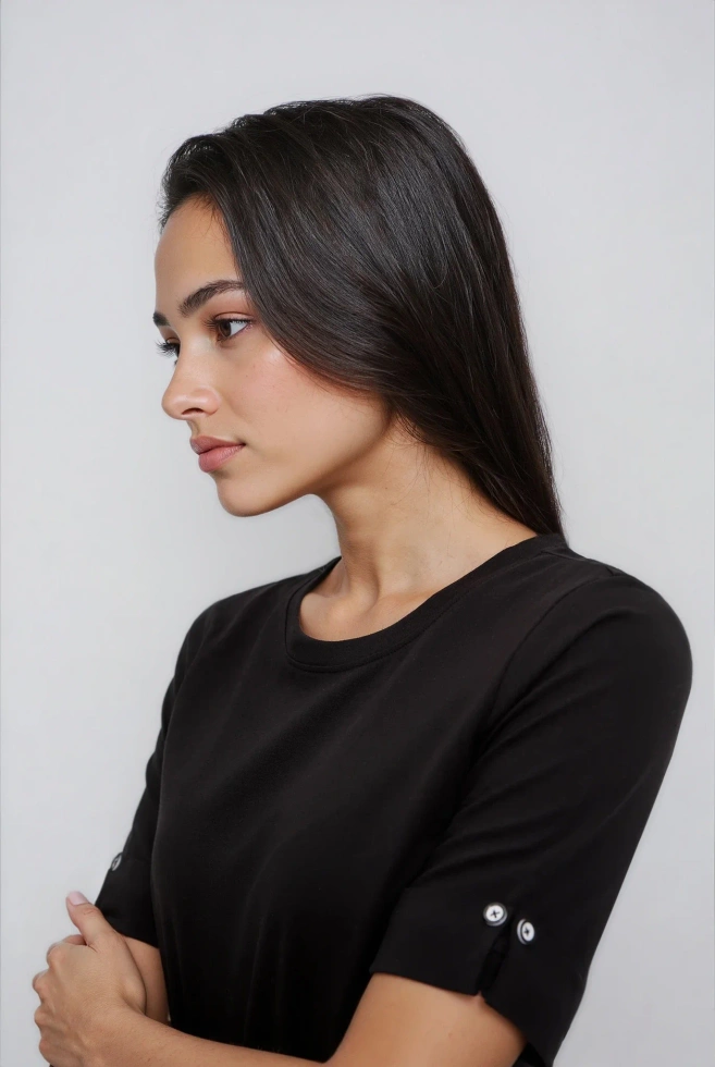 Bawełniana bluzka czarna