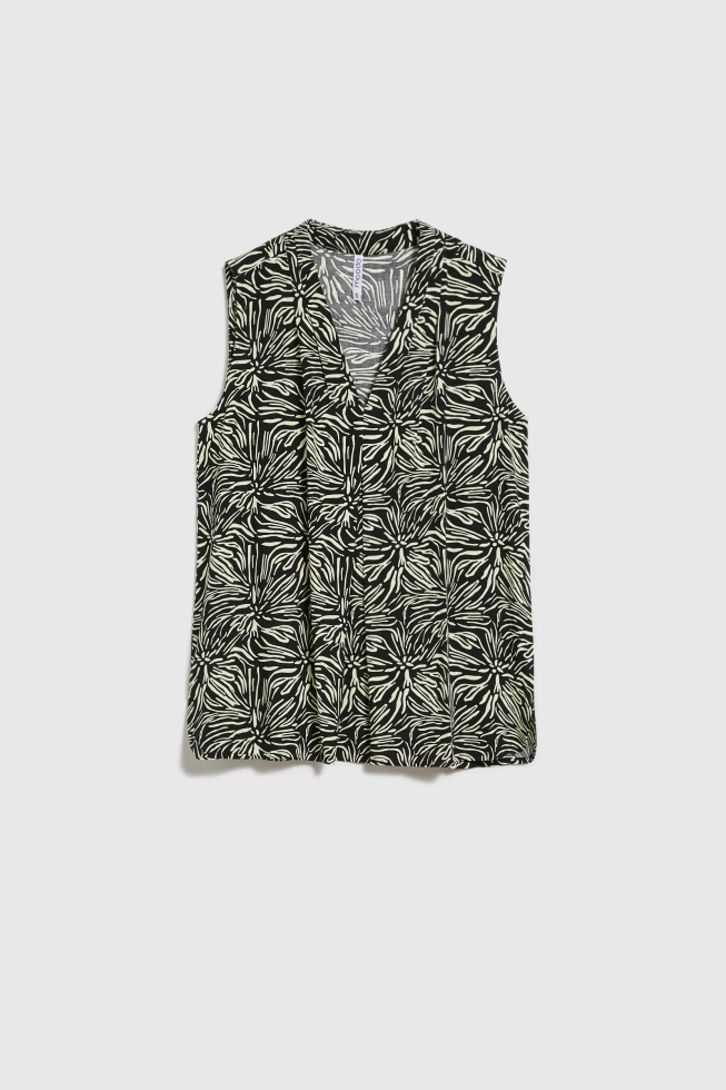 Koszula z wiskozy czarna