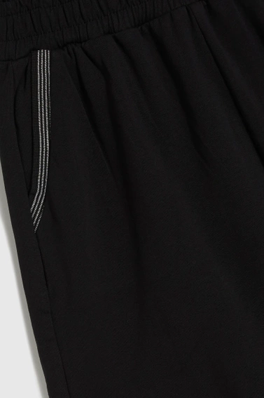 Bawełniane szorty czarne