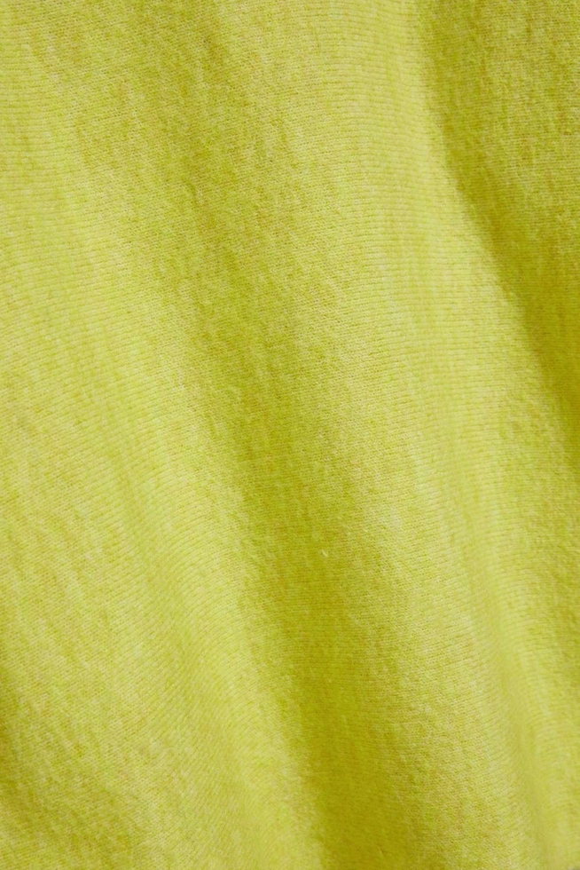 Sweter z rękawem 3/4 limonkowy