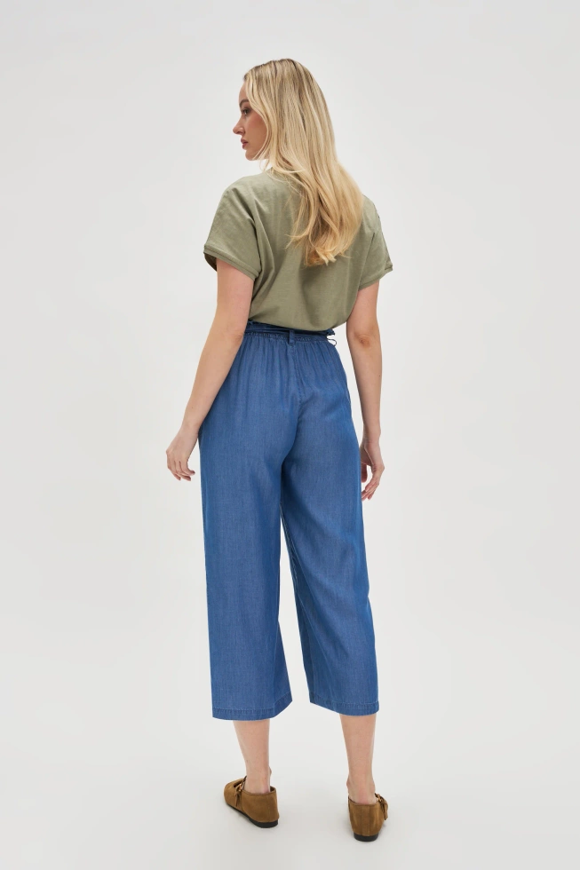 Letnie spodnie niebieskie