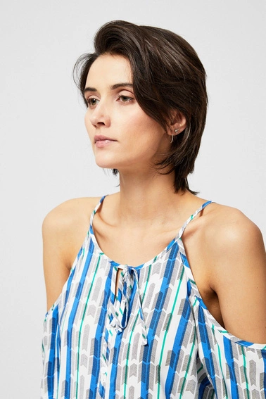 Koszulowa bluzka typu top