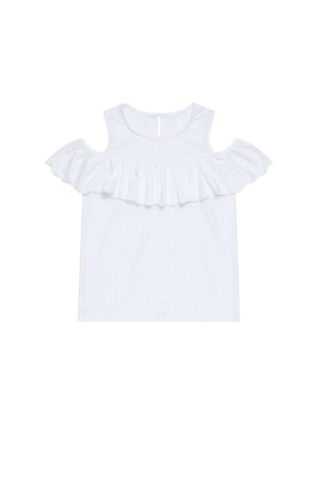 Bluzka cold arms z falbaną