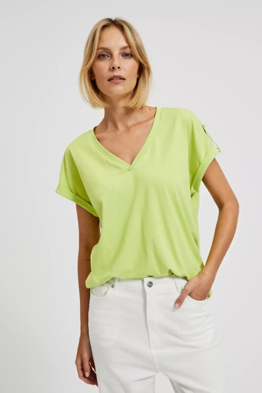 T-shirt z krótkimi rękawami zielony