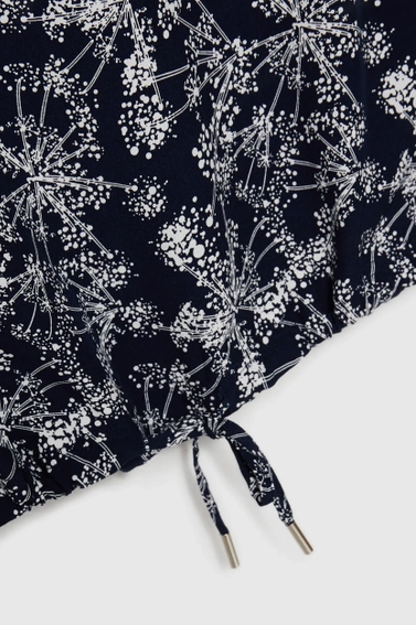 Koszula z wiskozy granatowa