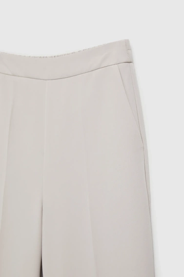 Garniturowe spodnie szare