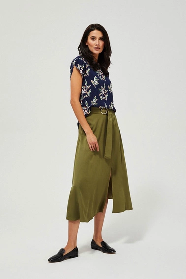 Bluzka z wiskozy z nadrukiem