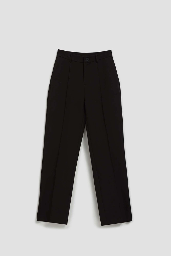 Spodnie w kant czarne