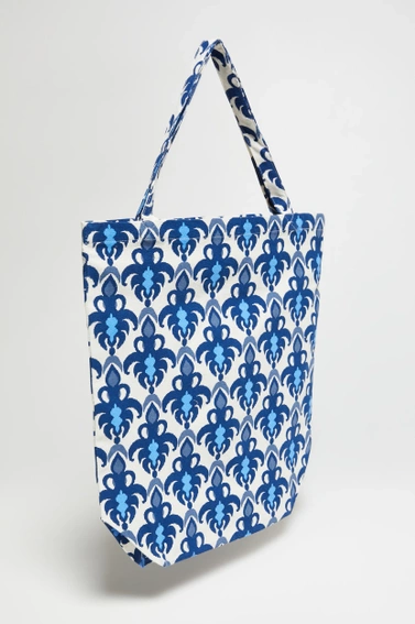 Bawełniana torba niebieska
