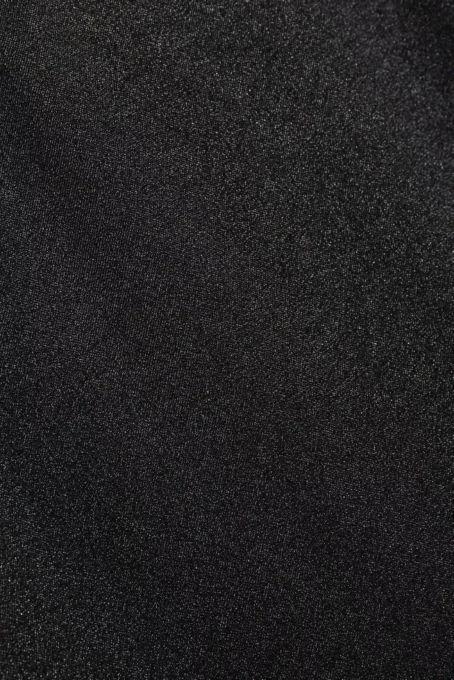 Ołówkowa spódnica z metaliczną nitką czarna