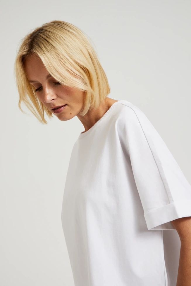 T-shirt oversize biały