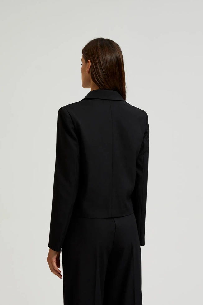 Marynarka z kieszeniami czarna