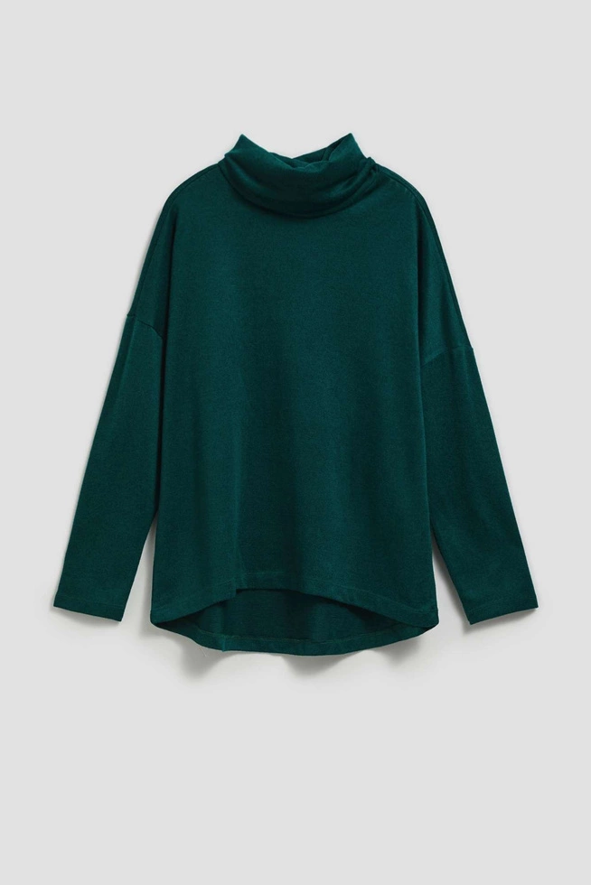 Bluzka z luźnym golfem