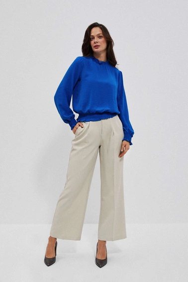 Gładka koszula niebieska