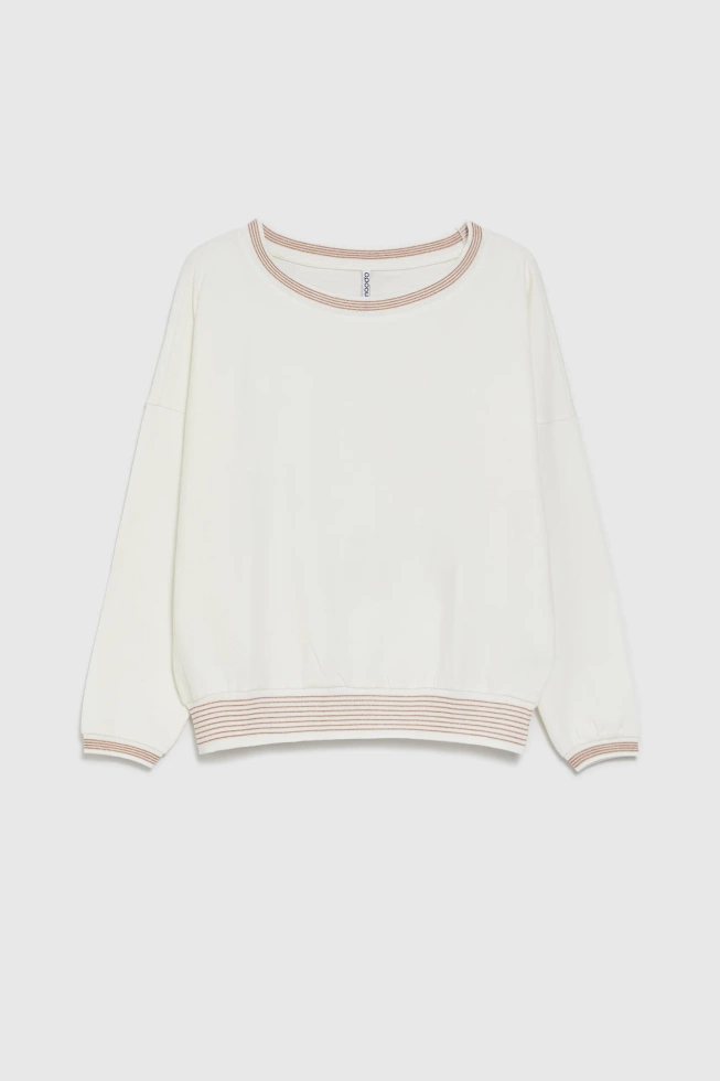 Bawełniana bluza beżowa