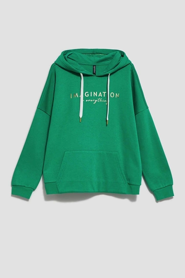 Bluza z kapturem i napisem