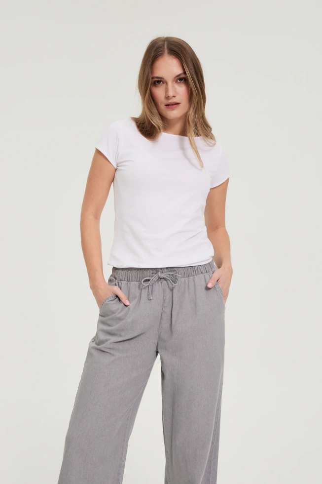 Bawełniany t-shirt biały