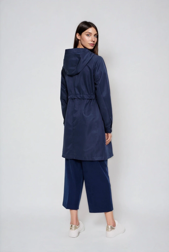 Kurtka parka granatowa