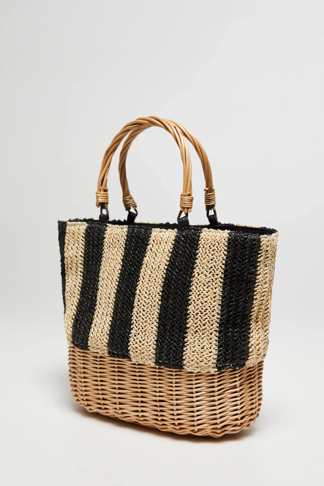 Torebka koszyk beżowa