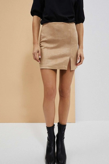 Spódniczka mini z rozcięciem