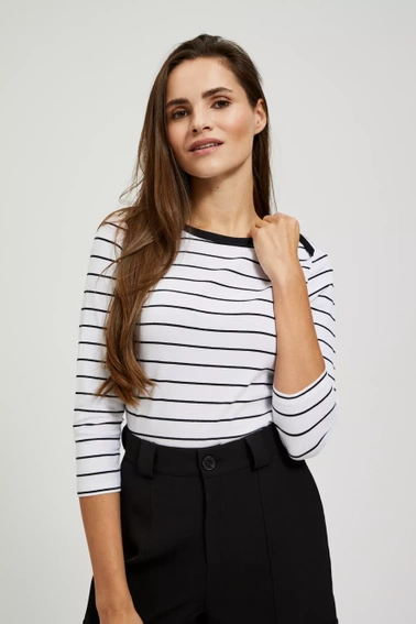 Bluzka biała w paski