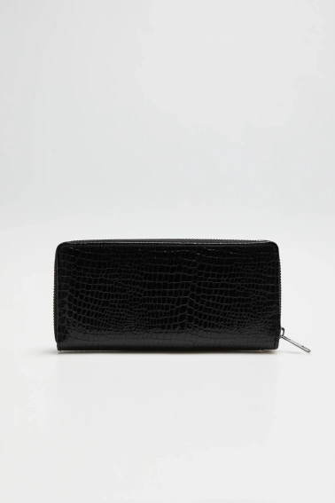 Portfel z zawieszką czarny 