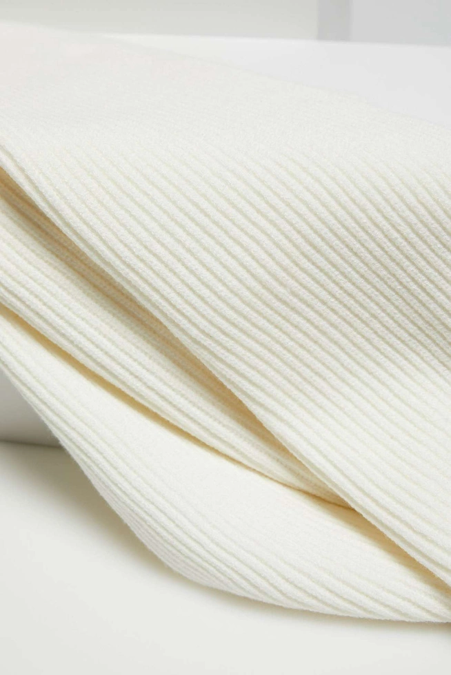 Gładki szalik perłowy