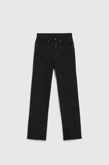 Jeansy z prostą nogawką czarne