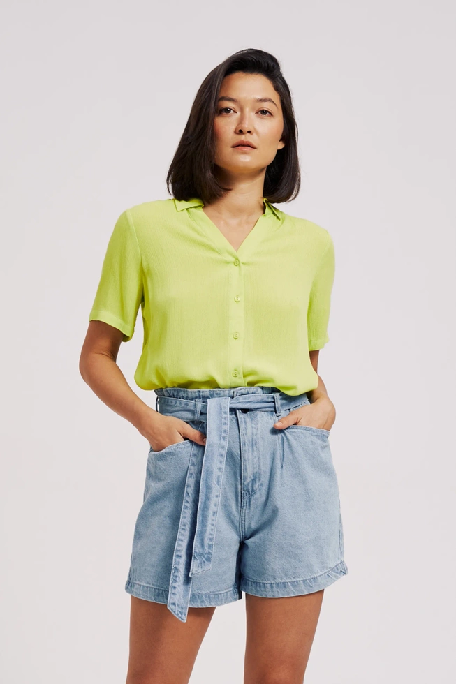 Jeansowe szorty błękitne