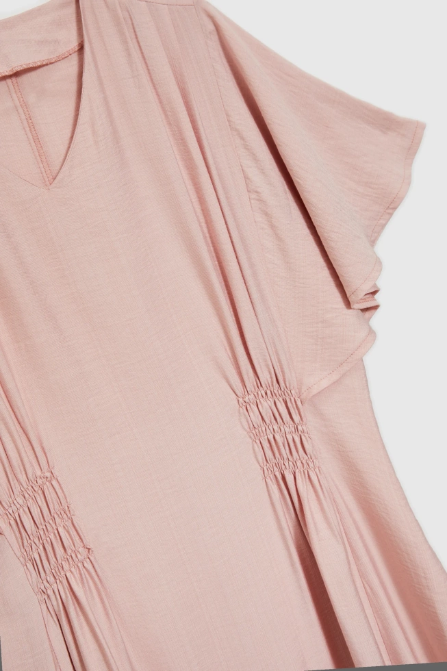 Sukienka midi różowa