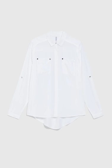 Koszula z wiskozy biała