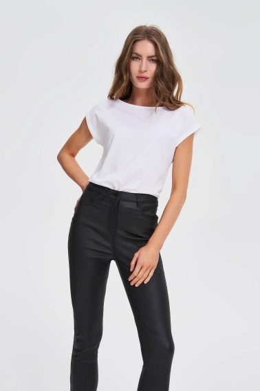 T-shirt z bawełny biały