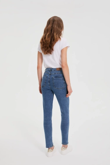 Jeansy skinny niebieskie