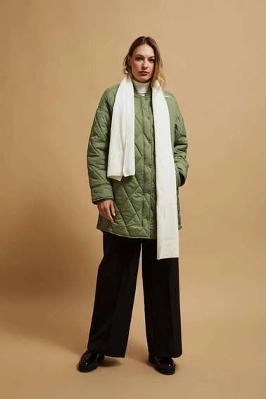 Gładki szalik perłowy