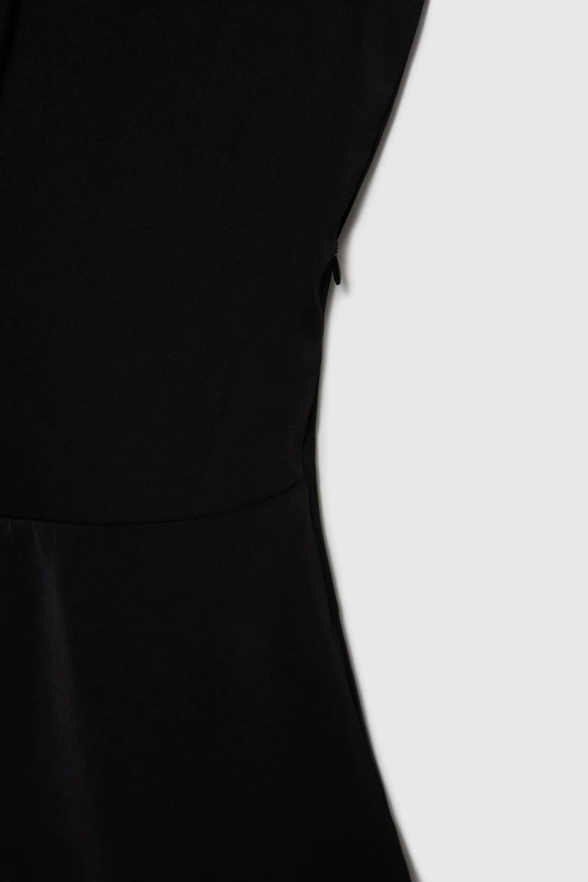 Koszula z wiązaniem czarna