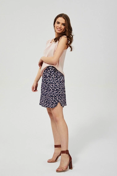 Spódnica z wiskozy z nadrukiem