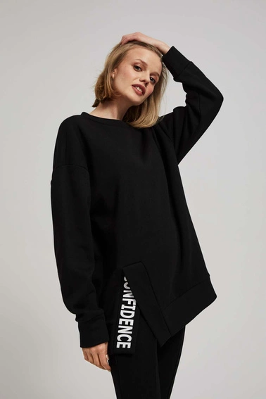 Bluza oversize z napisem