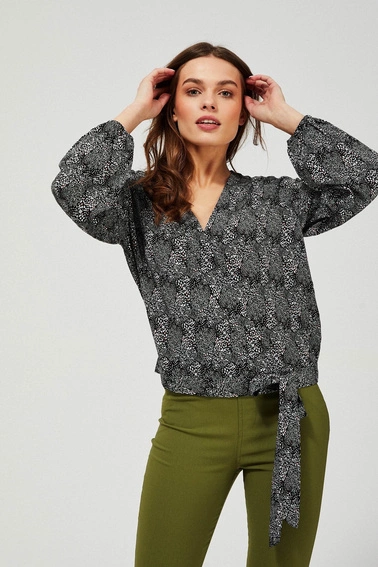 Koszula z głębokim dekoltem