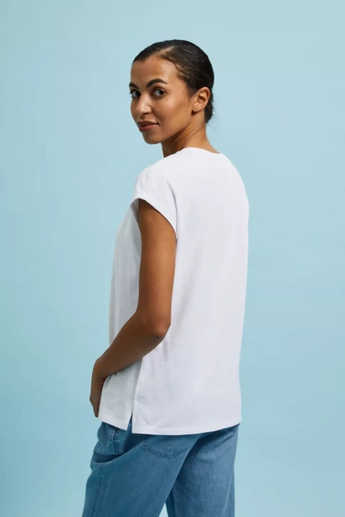 T-shirt z nadrukiem biały