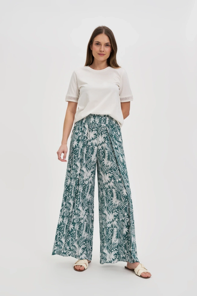 Bluzka z krótkimi rękawami biała