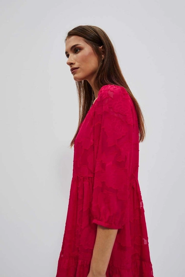 Rozkloszowana sukienka w kwiaty