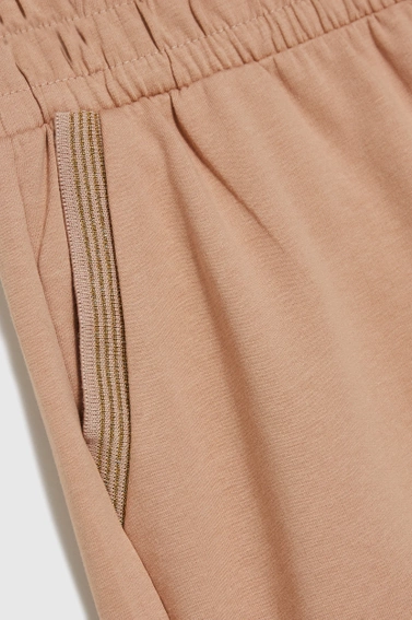 Bawełniane szorty beżowe 