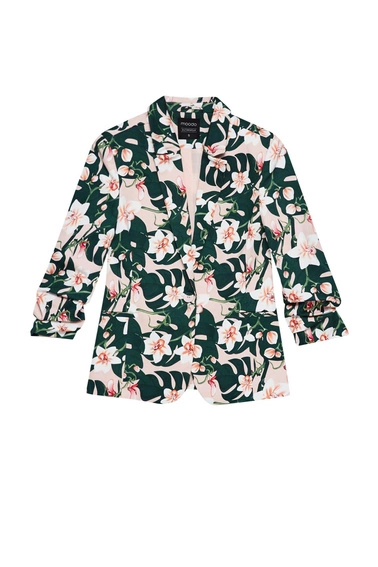 Marynarka z roślinnym printem