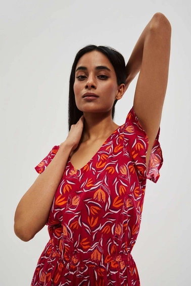 Sukienka z kwiatowym wzorem