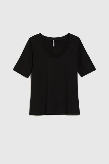 Bawełniany t-shirt czarny