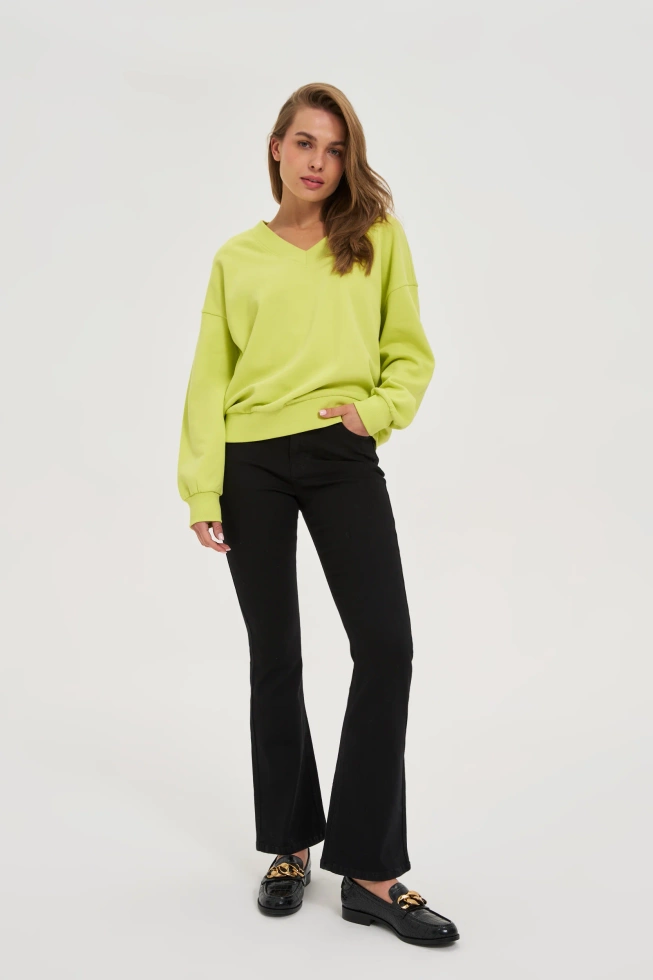 Jeansy dzwony czarne