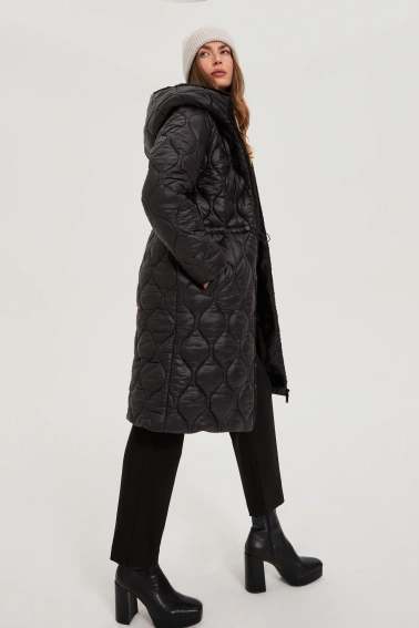 Kurtka z kapturem czarna