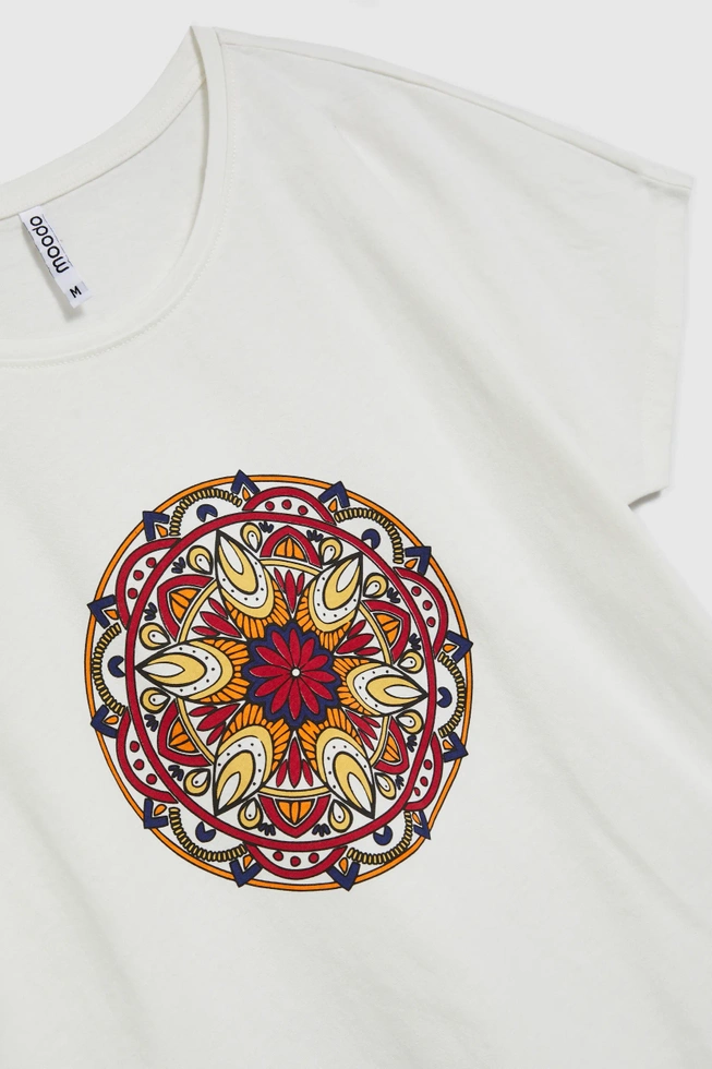 T-shirt z nardukiem biały
