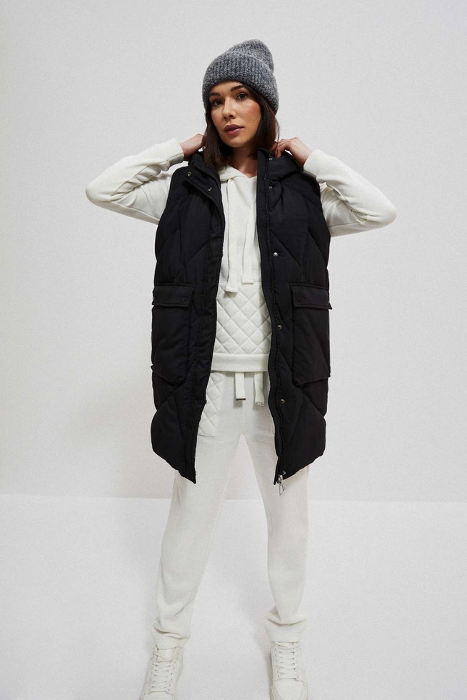 Kurtka z odpinanymi rękawami czarna