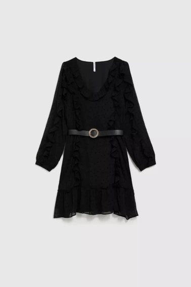 Sukienka z falbanami